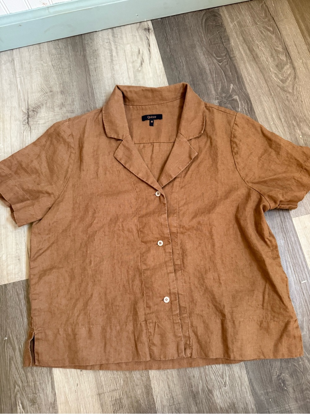 Quince 100% European Linen Shirt Button Down Shirt , M - Picture 2 of 7